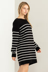 Seeing Stripes Sweater Dress