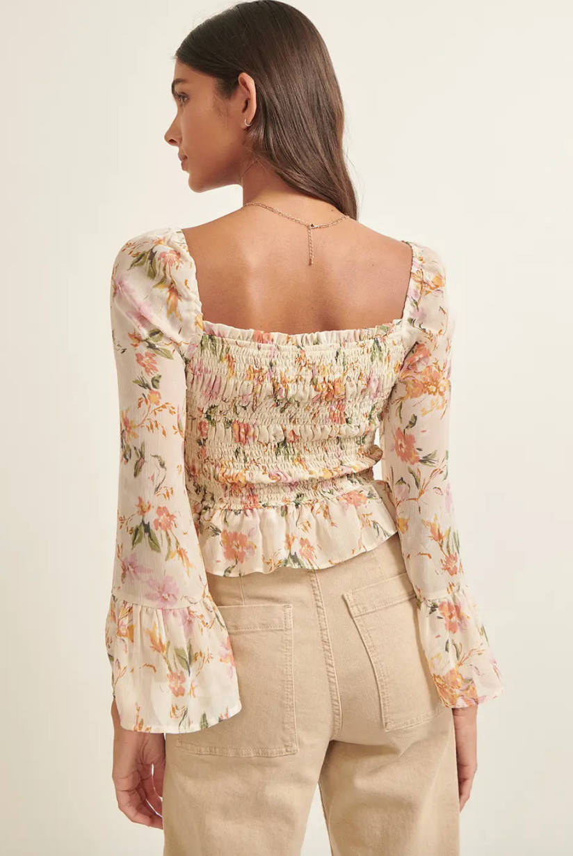Flourishing In Floral Blouse